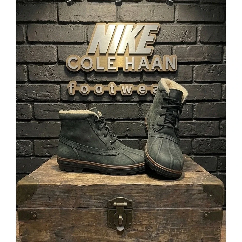 🔥Men's‎ Cole 🎱Haan x Nike Air 🤑Waterproof Duck Hiking Boots - Size 11